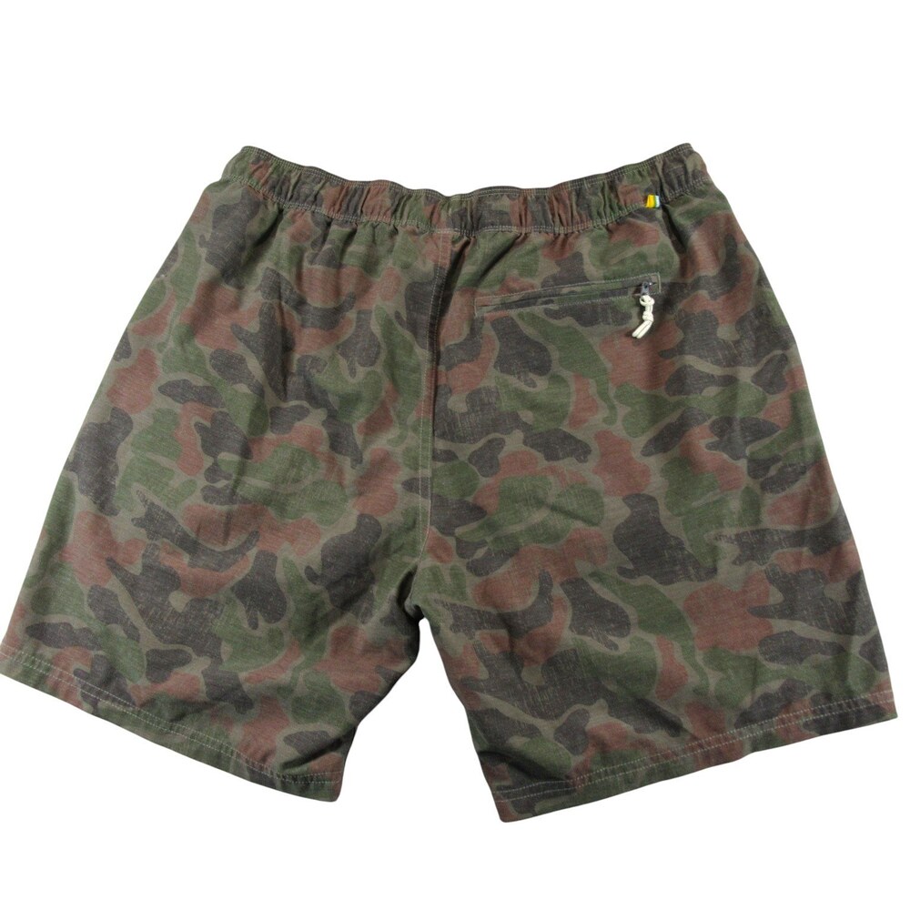 Marsh Wear Mens Pull On Performance Shorts XL x 8 Multicolored Camo Drawstring - Picture 4 of 13